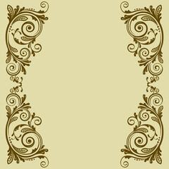 vector abstract floral  background