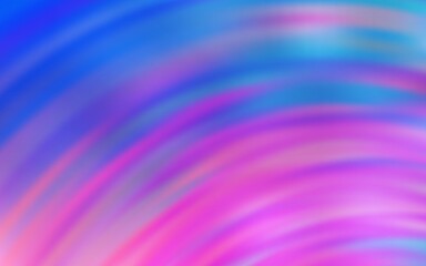 Light Purple, Pink vector backdrop with curved lines. Colorful geometric sample with gradient lines.  Brand new design for your ads, poster, banner.