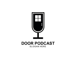 door podcast logo icon symbol designs