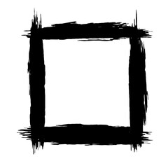 Fototapeta premium Hand painted vector brush stroke banner.