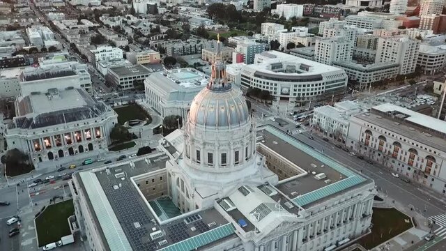 Drone Shot - San Francisco City Hall