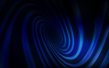 Dark BLUE vector layout with cosmic stars. Shining illustration with sky stars on abstract template. Pattern for astronomy websites.