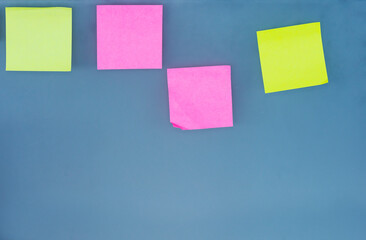 Colorful sticky notes