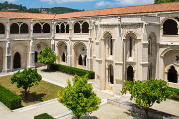 Fototapeta premium The details of medieval baroque architecture and the facade of gothic monastery