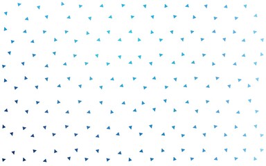 Light BLUE vector  abstract polygonal template. Glitter abstract illustration with an elegant triangles. A new texture for your web site.