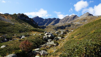 mountain landscape in the alps