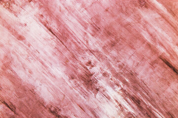Red concrete background, wall with texture, preparation for design. Copy space.