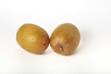 Kiwi gold on a white background