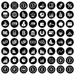finance, money, icon vector symbol isolated illustration white background