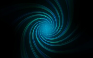 Dark BLUE vector background with galaxy stars. Blurred decorative design in simple style with galaxy stars. Smart design for your business advert.