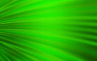 Light Green vector background with bent lines. Glitter abstract illustration with wry lines. Colorful wave pattern for your design.
