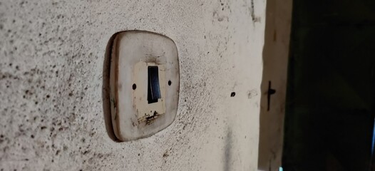 old electrical outlet