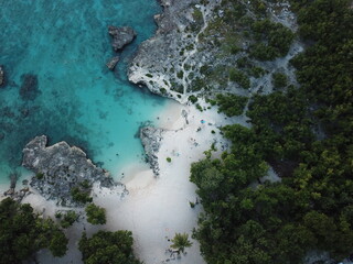 Cayman Islands Smith Cove Beach Drone shot