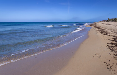 Apulia coast: Capitolo Beach in Monopoli, Italy.