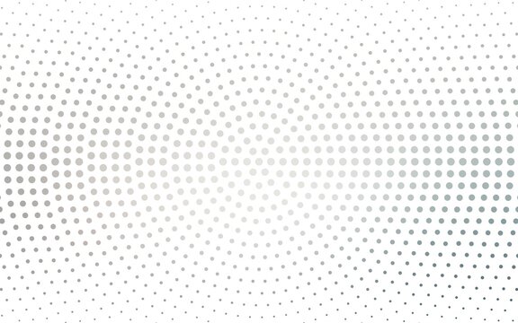 Light Gray vector  template with circles. Beautiful colored illustration with blurred circles in nature style. Design for your business advert.