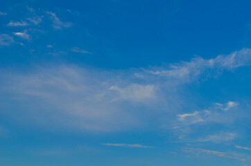 
Beautiful blue sky with clouds