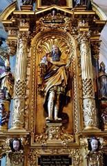 Fototapeta na wymiar Sankt Heinrich, Luzern, Hofkirche, Seitenaltar