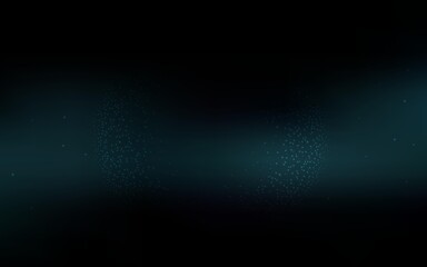 Dark BLUE vector pattern with night sky stars. Blurred decorative design in simple style with galaxy stars. Best design for your ad, poster, banner.