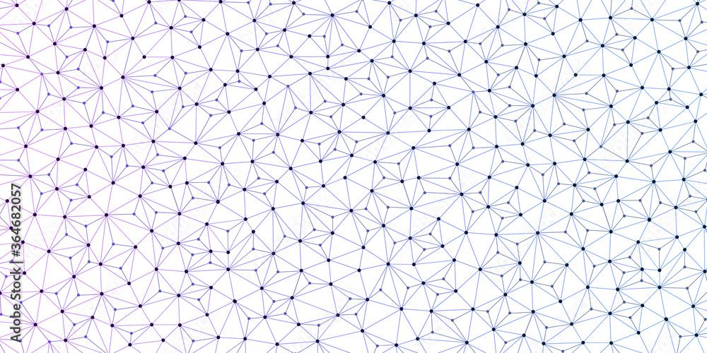 Poster abstract colorful wavy pattern background with polygonal network mesh