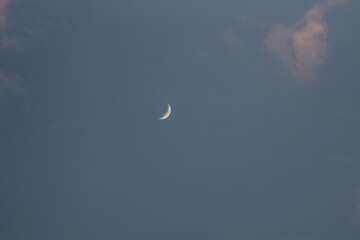 moon and clouds