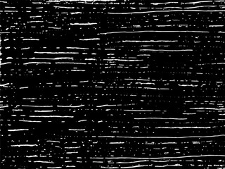 A black and white vector texture of scratched, scraped, distressed and grungy scraper board. The vector file contains a background fill layer and a texture layer to enable rapid color scheme changes.