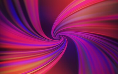 Obraz premium Dark Pink, Yellow vector layout with wry lines. Colorful abstract illustration with gradient lines. The best colorful design for your business.