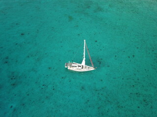 sailing boat in the sea