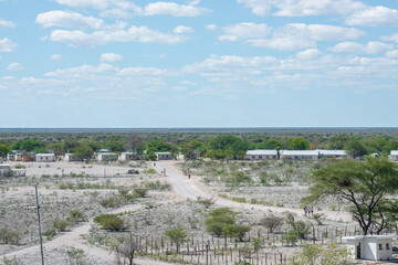 Typical village in rural Africa