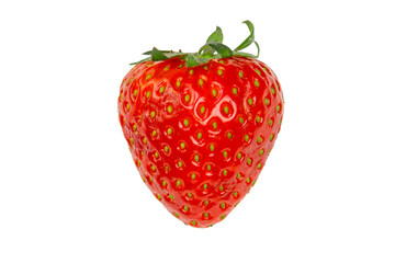 Strawberry isolated on white background with clipping path