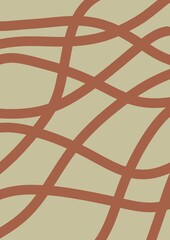 Modern abstract cover illustration. Cool abstract line shapes composition. Fluid background concept, modern gradient design, trendy background design