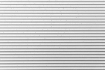 Silver white Corrugated metal background and texture surface or galvanize steel