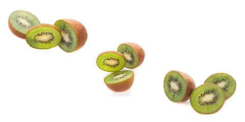 Fototapeta premium Kiwi fruit isolated on white