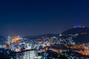 Fototapeta premium 長崎の夜景 長崎市の夜景