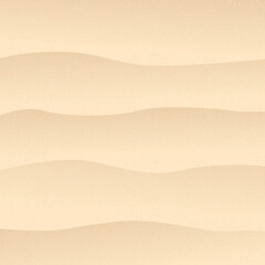 Beach sand waves background. Sandy coast near the sea or ocean. - Vector illustration