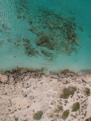 Elafinisi From Above - Abstract beach