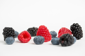 raspberry and blackberry, blueberry