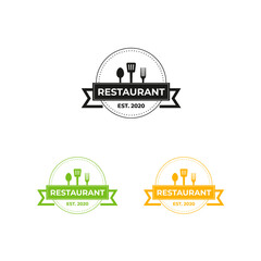 Restaurant Business Vector Logo Design.