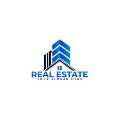 Fototapeta premium Real estate Logo template. House, rental, business apartment, branding, corporate identity logo.