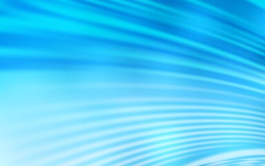 Light BLUE vector background with bent lines. Colorful illustration in abstract style with gradient. Elegant pattern for a brand book.