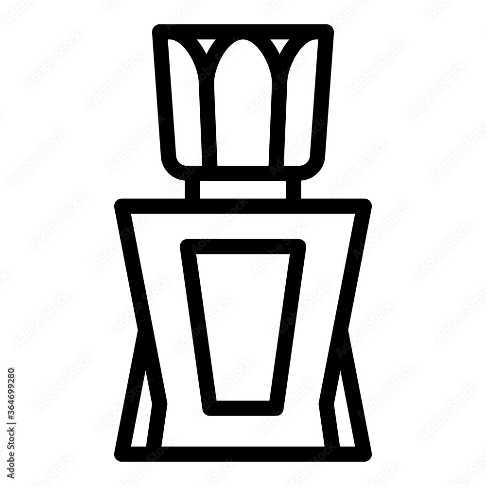 Poster elegant perfume icon. outline elegant perfume vector icon for web design isolated on white backgroun