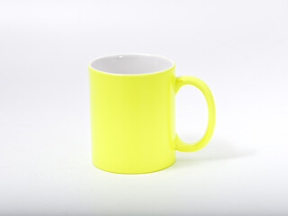 Souvenir products for thermal transfer of images. Cups mother of pearl. reflective