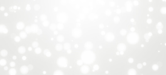 3d render of white bokeh background light blur