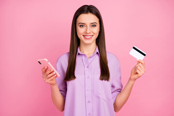 Portrait of her she nice attractive lovely pretty cute charming cheerful cheery long-haired girl...