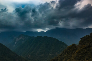Uttarakhand mountain range -2 with more clouds