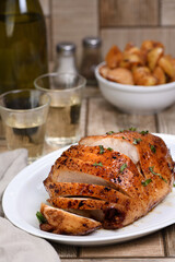 Baked turkey breast