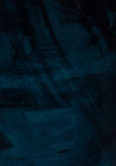 Dirty glass layer. Aged effect. Teal blue fractured screen with smeared dirt stains dust scratches.