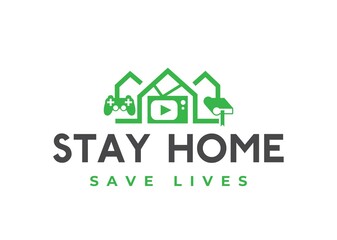 Stay Home. Stay Home Watch tv
Corona virus prevention.
Home Quarantine vector design