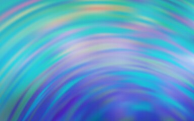 Light BLUE vector template with bent lines. Colorful illustration in abstract style with gradient. Abstract style for your business design.