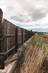 fence on the beach