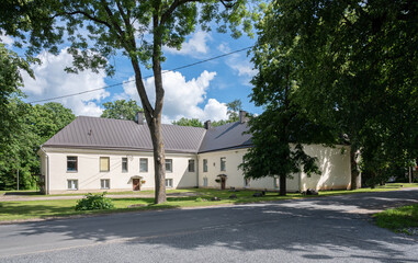 old stone mano in estonia europe